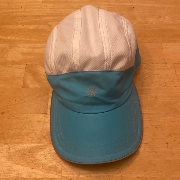 Athleta Accessories Athleta Turquoise And White Baseball Hat One